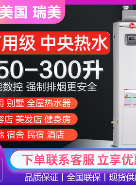 瑞美家用强排式天然气热水器即热