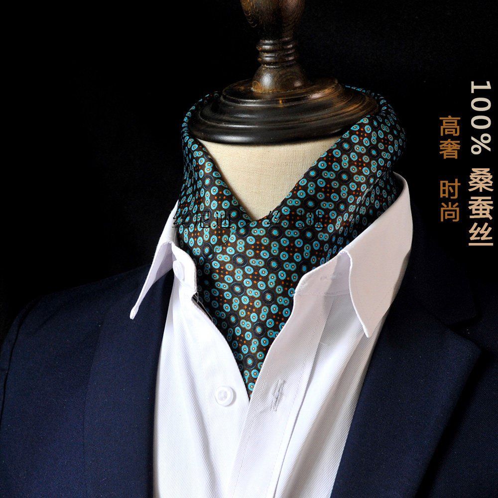 出口欧美男士真丝围巾 高档围脖纯蚕丝男丝巾 100%桑蚕丝双层长巾