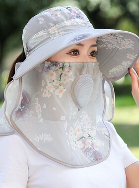 夏季UPF50+大檐防紫外线渔夫帽