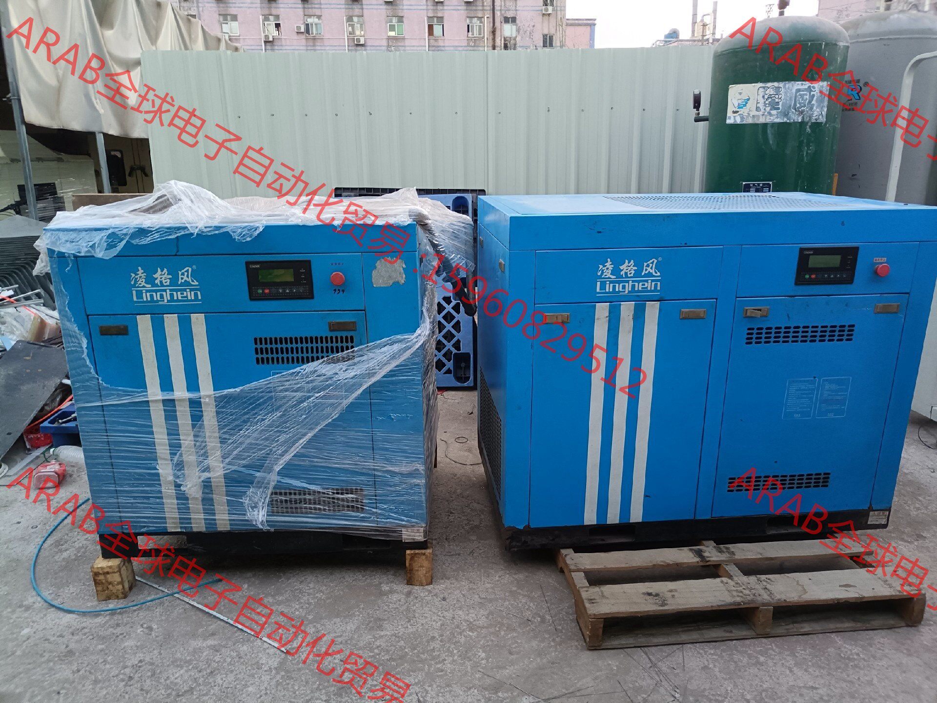 凌格风变频空压机,一台15匹  一台30匹,成色非常好,需要