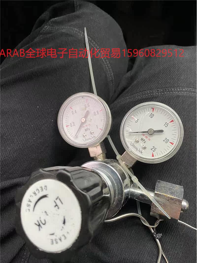 316l不锈钢高压减压器 氮气氧气氩气氦气氢气甲烷空气双表减