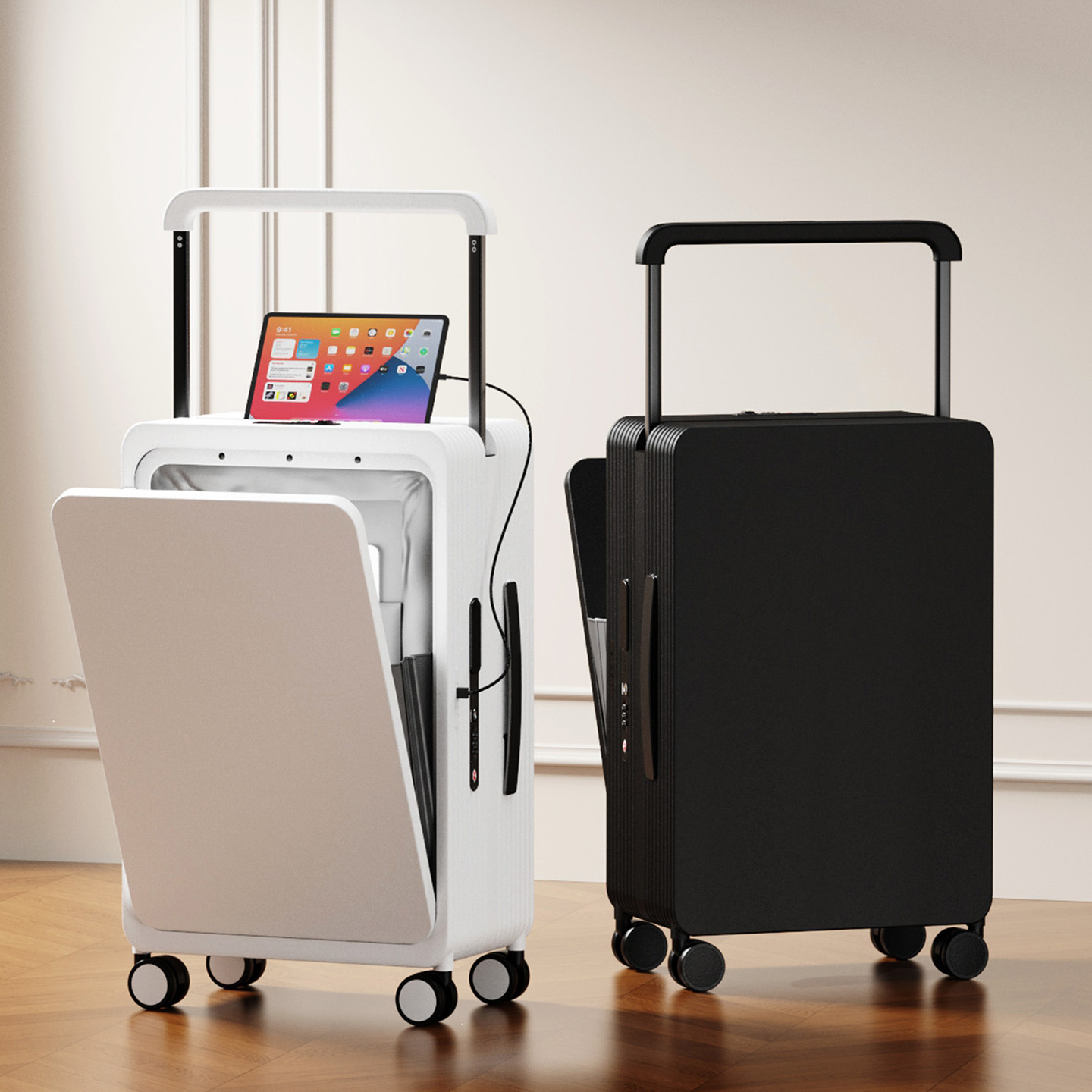 前置开口+USB充电+前置开口