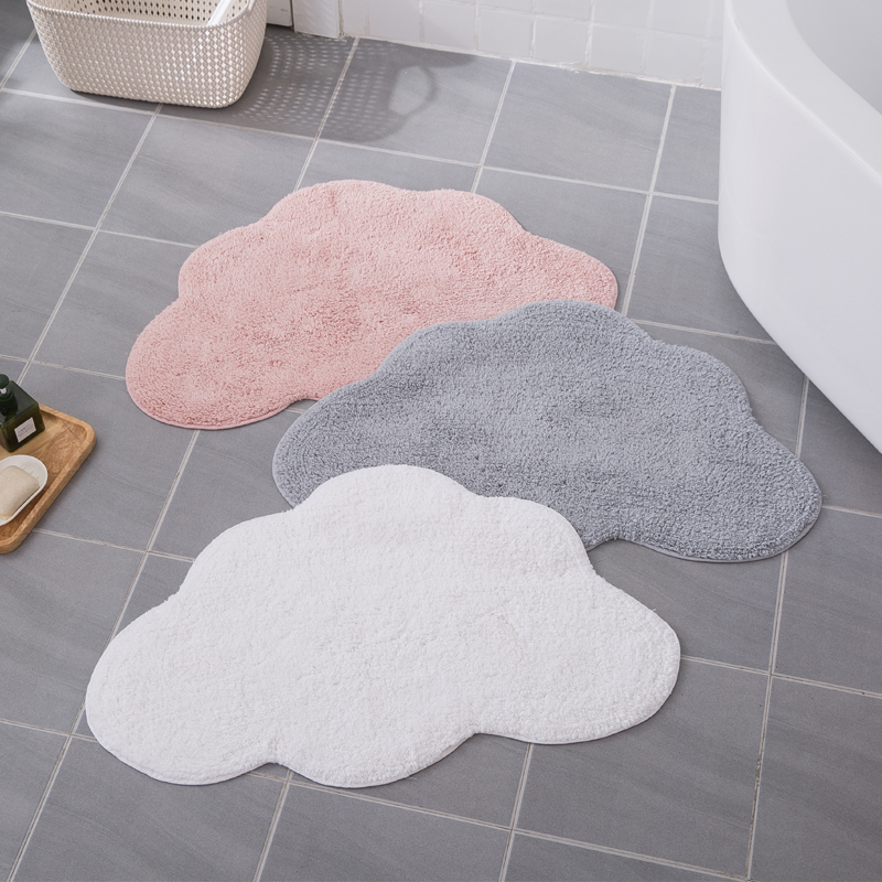 ins云朵全棉卧室卫生间防滑地垫