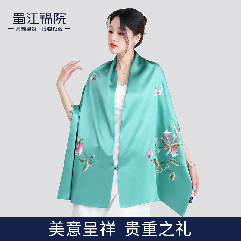 博物馆同款100%桑蚕丝高端礼物