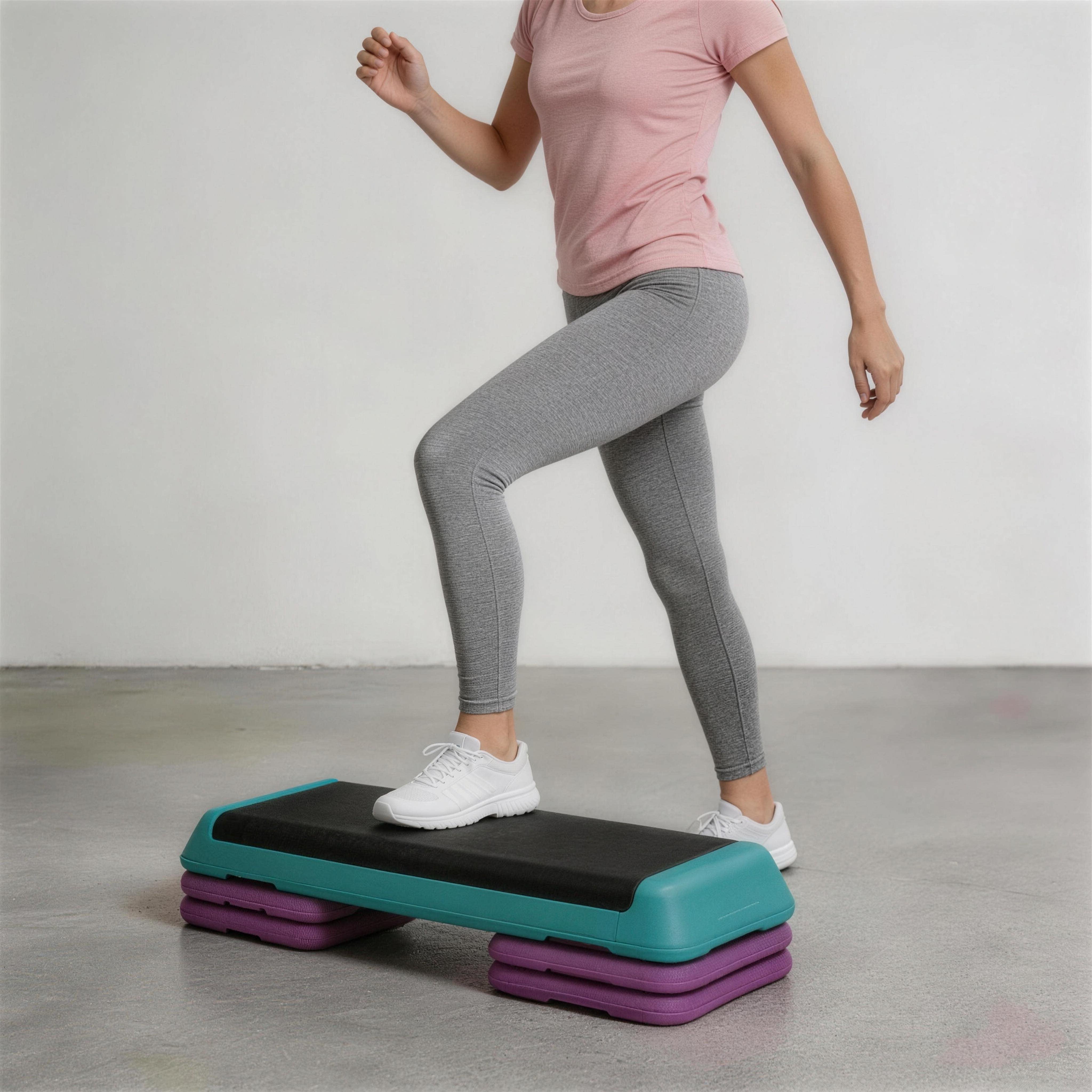 110CM贴皮踏板健身房家用有氧运动 跳操踏板操健身 韵律踏板