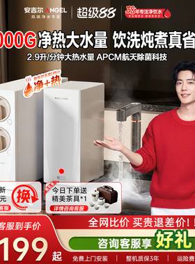 政府补贴安吉尔加热净水器厨房自来水ro过滤家用直饮机玉龙真开水