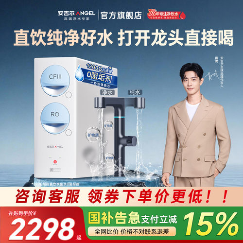 安吉尔玉龙净水器除菌直饮双出水