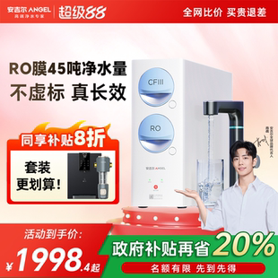 政府补贴安吉尔家用净水器厨房自来水直饮水机ro过滤玉龙Max1000G