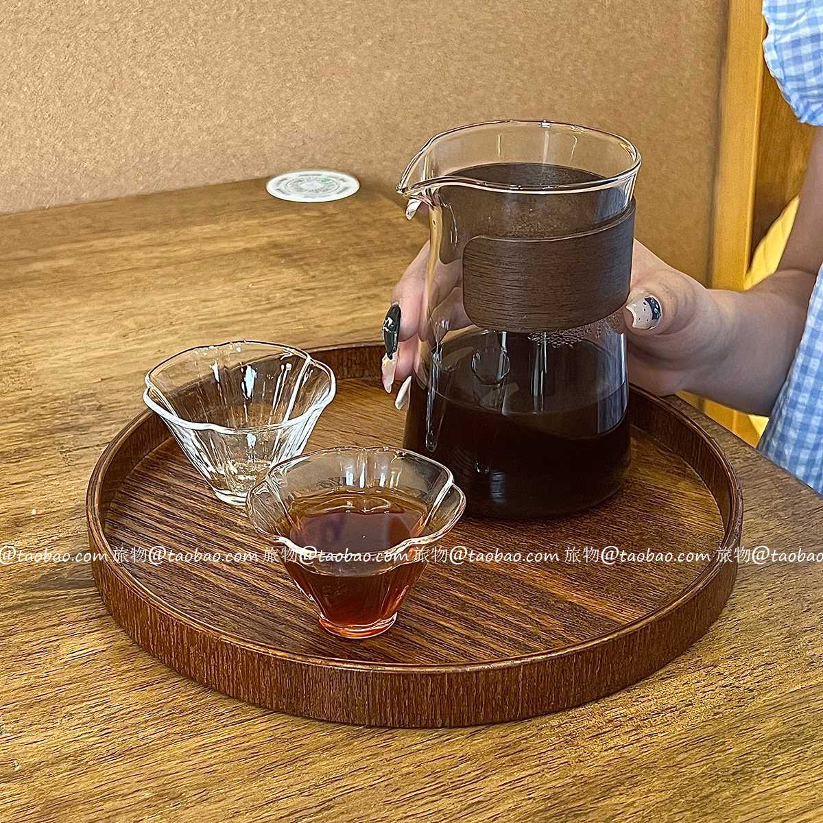 简约手冲咖啡分享壶手冲专用咖啡杯子套装高硼硅玻璃牛奶壶茶壶