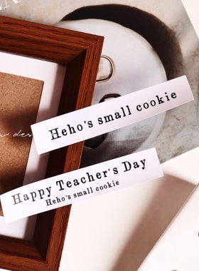 ins风小红书同款不干胶贴纸设计贴纸logo定制印刷贴纸简约封口贴