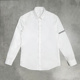 修身 DOLCA 白色衬衣 免烫衬衫 高支棉织带撞袖 HOMME高端系秋季 长袖