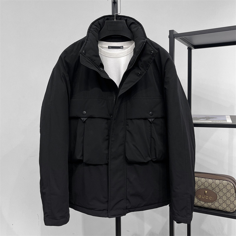 联名款!轻奢系男士短款可脱卸连帽宽松棉服工装棉衣袄外套 纯黑色,男装,棉衣,淘宝优惠券,粉丝福利购,淘宝优惠卷