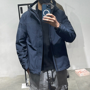 高端硬货冬季90白鸭绒户外三防连帽羽绒服 机能风羽绒冲锋衣外套