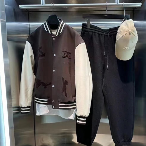 【重工绣花】高端系复古棒球服 龙图腾绣花宽松夹克春季挺阔外套