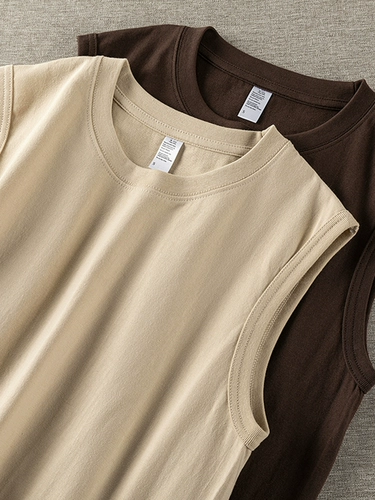 Японская хлопковая цветная базовая майка для отдыха подходит для мужчин и женщин