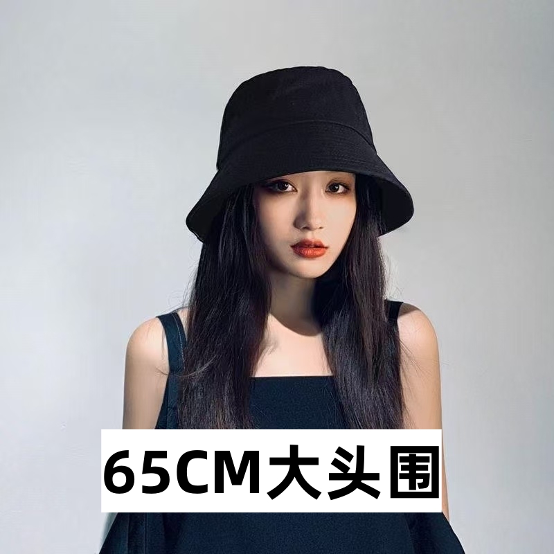 大头围帽子60以上65cm夏季防晒