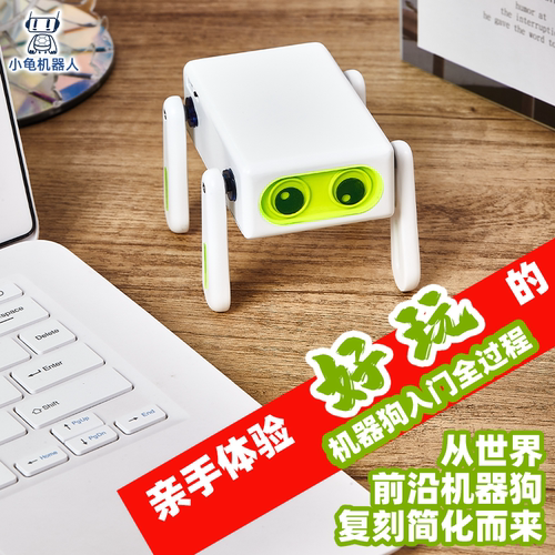 小龟机器人好玩机器人礼品启蒙新奇黑科技礼物功夫组装入门学习