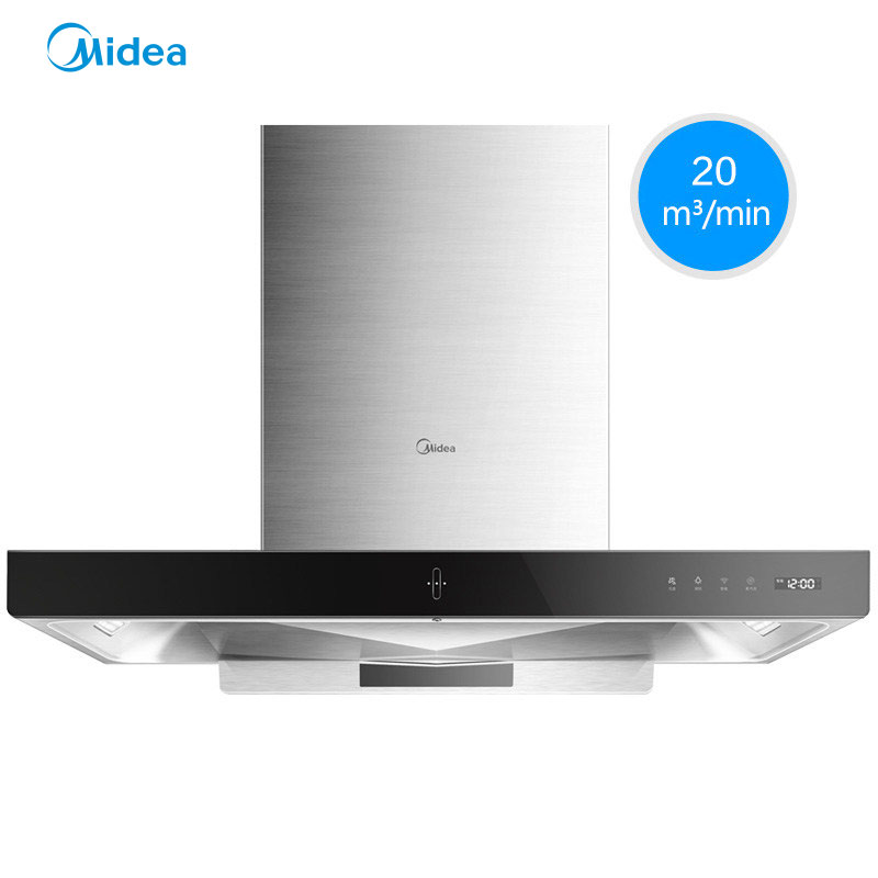 Midea/美的 CXW-230-MT588R 歐式智能蒸汽自動清洗大吸力抽油煙機