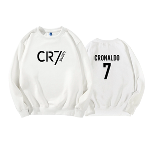 C罗圆领卫衣长袖罗纳尔多尤文图斯意甲足球运动CR7球迷服男女衣服
