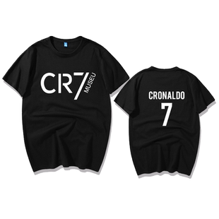 C罗t恤短袖罗纳尔多尤文图斯意甲足球运动CR7球迷服男女半袖衣服