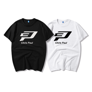 克里斯保罗夏纯棉短袖哈登同款衣服男雷霆队上衣服Chris Paul cp3