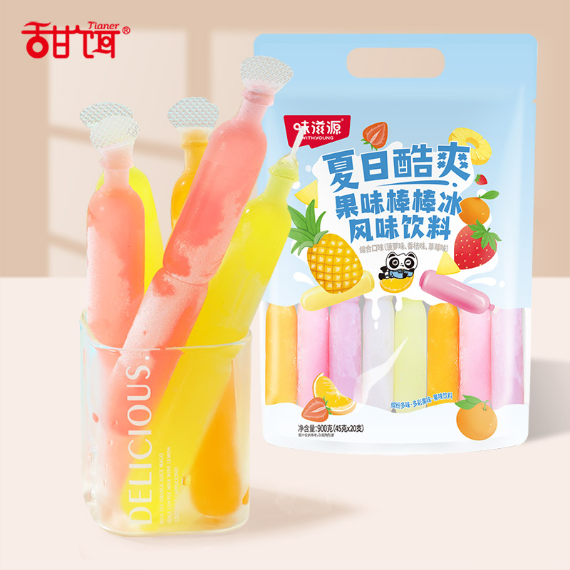 甜饵脆脆冰家庭装可吸果冻