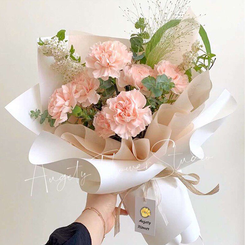 花衣裳 抽取式牛奶棉鲜花包装纸内衬棉纸玫瑰花花束材料花店花艺