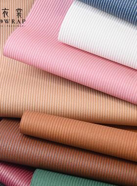 花衣裳 圣诞植绒包花纸五行喜木灯芯绒艺术纸复古原木防水包花纸