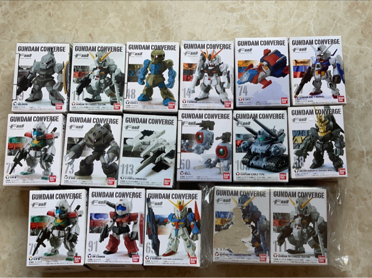 FW GUNDAM CONVERGE Q版盒蛋 vol. 3 4 5 6 7 8 等等理
