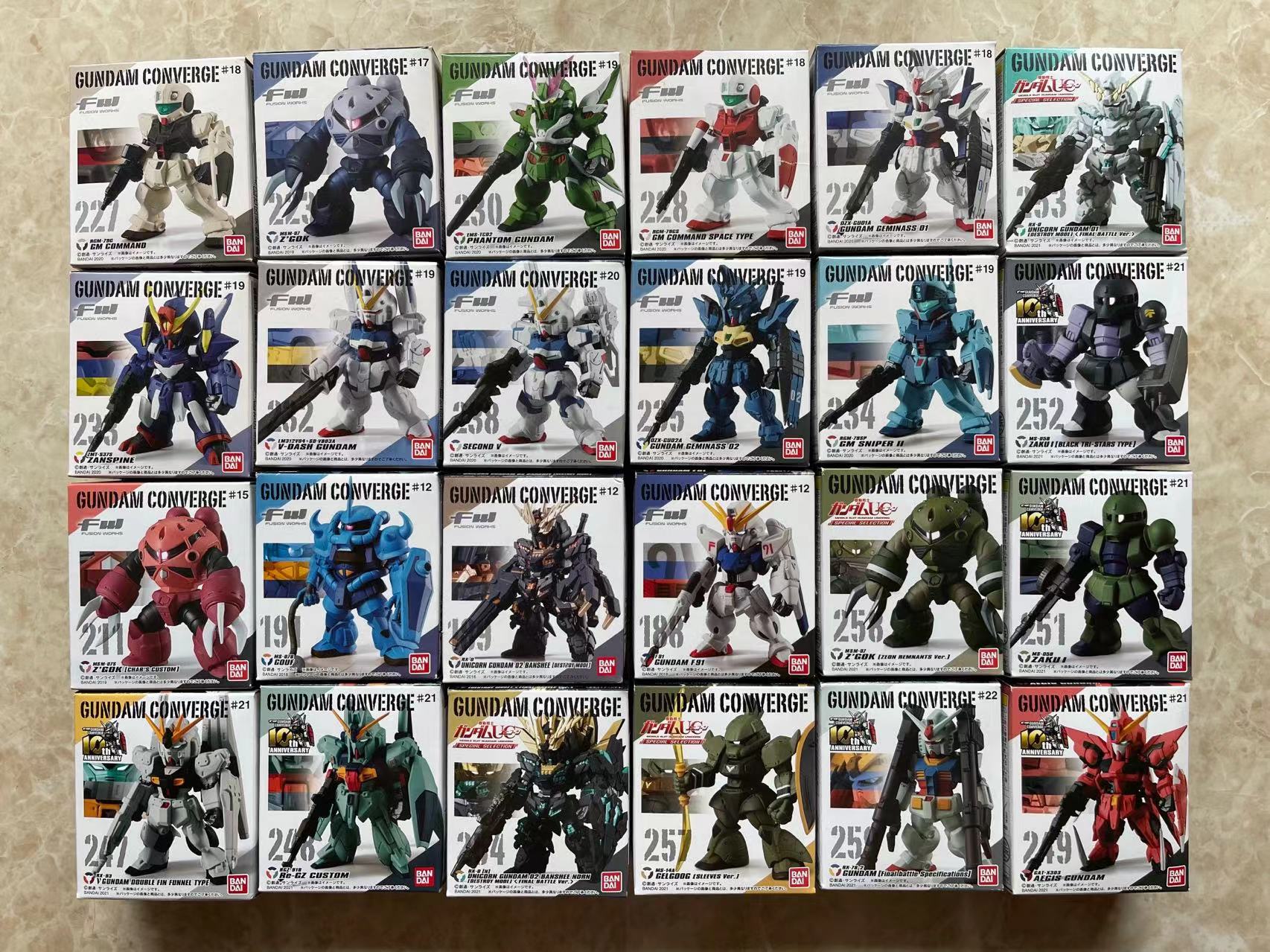 日本 万代 fw gundam converge  高达盒蛋 现货