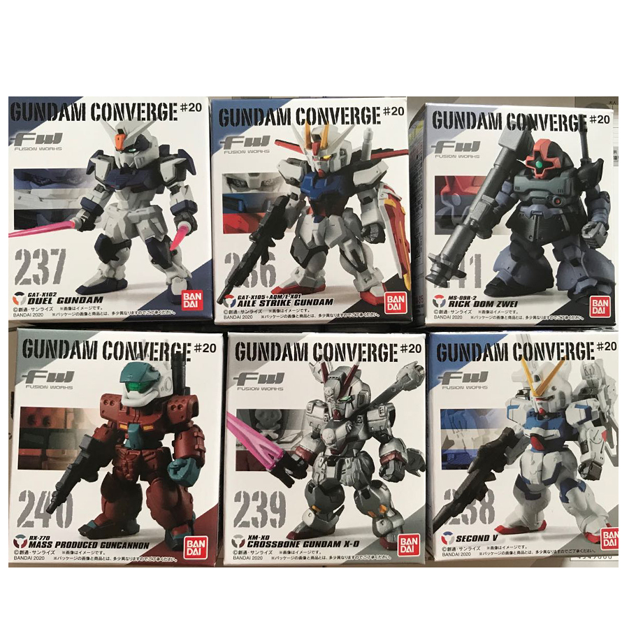 日本 万代 fw gundam converge 20  高达 模型 盒蛋 现货