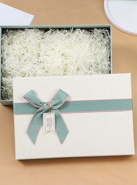 长方形生日礼品包装盒韩版衣服礼品盒外套围巾口红精美礼盒空盒子