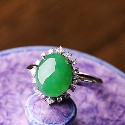 12.10羊子珠宝气质老坑冰种满绿