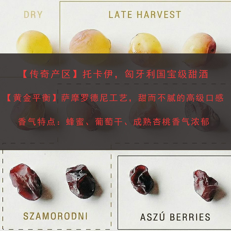 【2018年份 传奇产区】匈牙利国宝级托卡伊晚收甜白葡萄酒11度