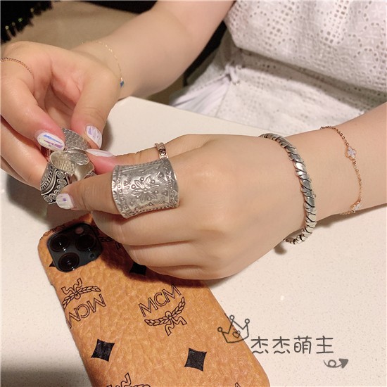 泰国清迈风手工银饰戒指