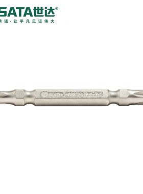 Sata/世达工具5件套6.3MM系列65MM长双头旋具头59381-59393螺丝批