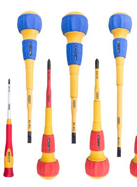 日本ANEX安力士绝缘螺丝刀高压1000V电工改锥起子一十字ANEX/安力