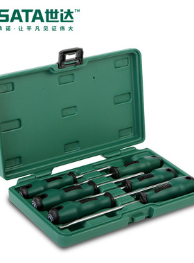 世达SATA工具套装6件T系列一字/十字螺丝批组套09309螺丝刀