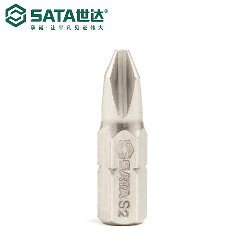 Sata/世达五金5件套6.3MM系列25MM长十字旋具头螺丝批59221-24