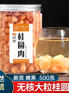 雯妞桂圆干龙眼肉500g无核无硫