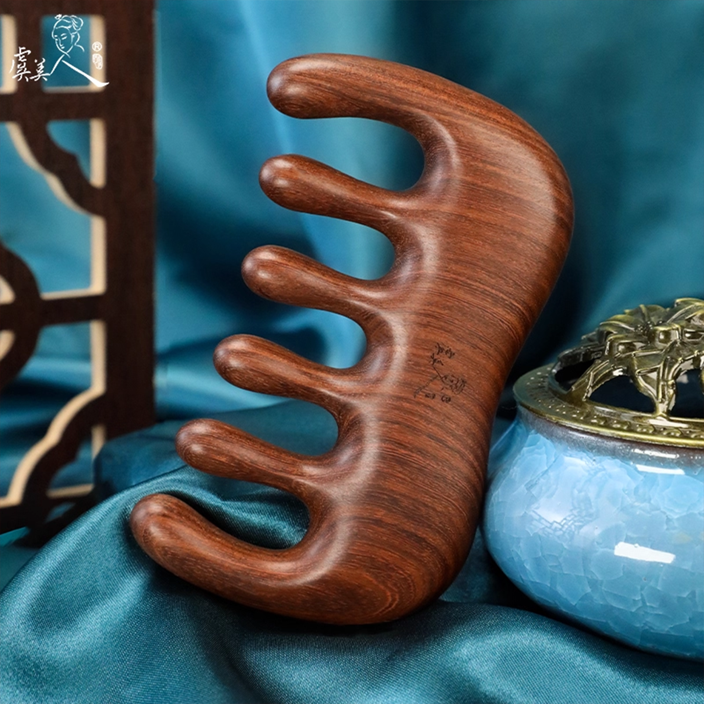 虞美人按摩梳头皮经络实用梳子