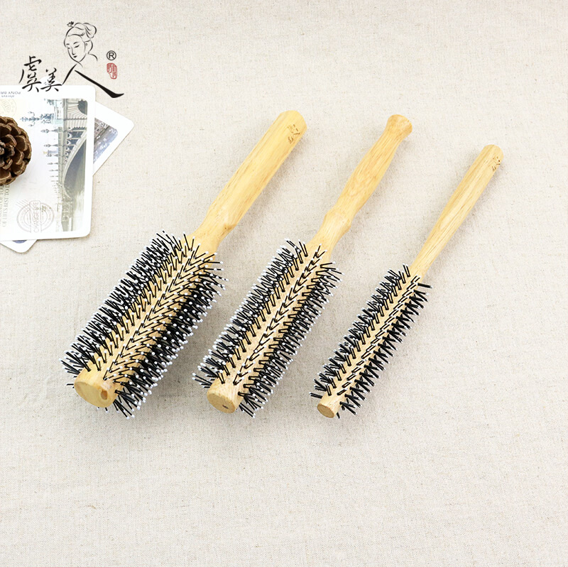 虞美人卷毛梳子滚梳子内扣吹直发梨花头家用美发梳卷梳滚毛梳女