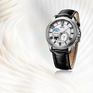 皮带表6016 机械表男士 依波手表男品牌正品 高级感商务复古手表男士
