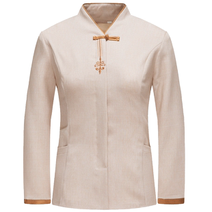 酒店工作服秋冬装女楼层清洁保洁服长袖宾馆客房服务员工装PA制服