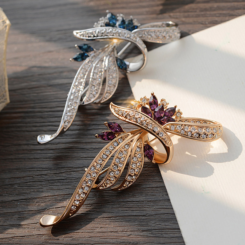 Broche femme en cristal autrichien - Ref 1172860 Image 4