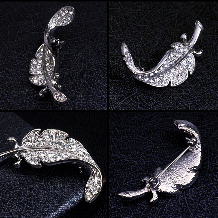 Broche Lovers en cristal autrichien - Ref 1172647 Image 5