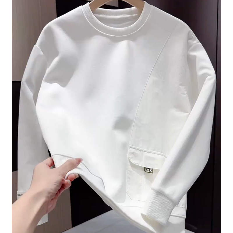 男士加绒卫衣设计感时尚