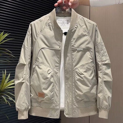 男士棒球服夹克春秋款工装外套