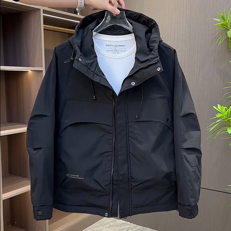 二棉防寒服男时尚百搭夹克秋冬季