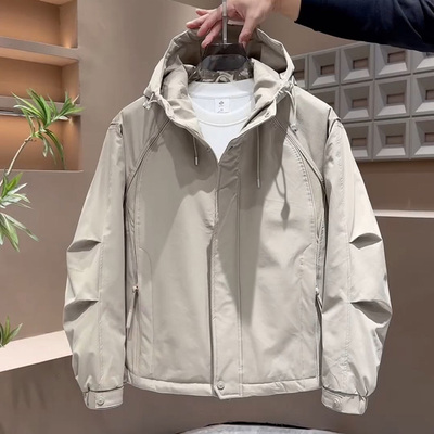 工装二棉外套男款潮短款